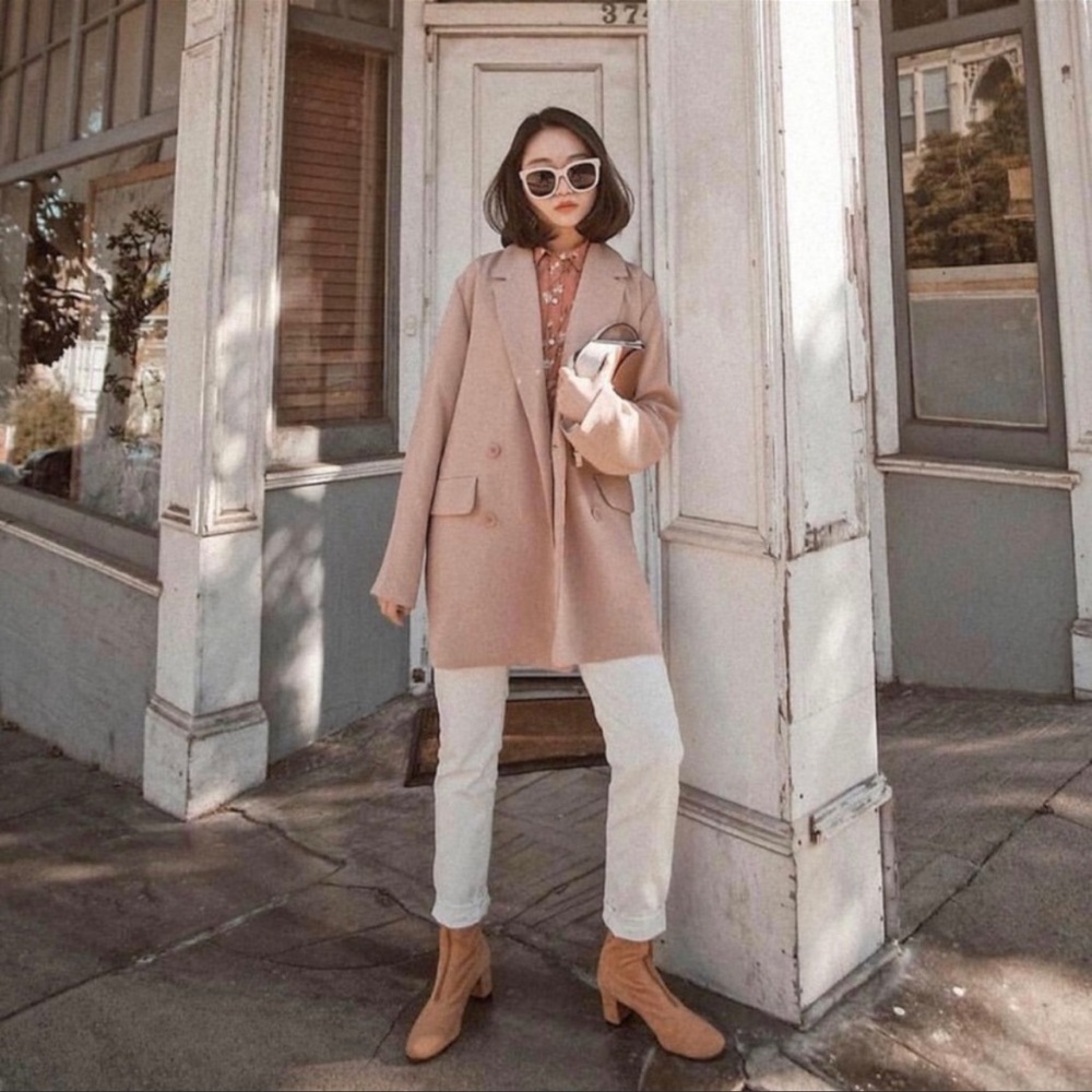 NWT Aritzia Wilfred Cherrelle Blazer in Limited Edition Color Grey Taupe